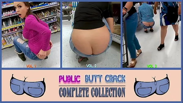 Gros PUBLIC BUTT CRACK - COMPLETE COLLECTION - PREVIEW - ImMeganLive tube chaud