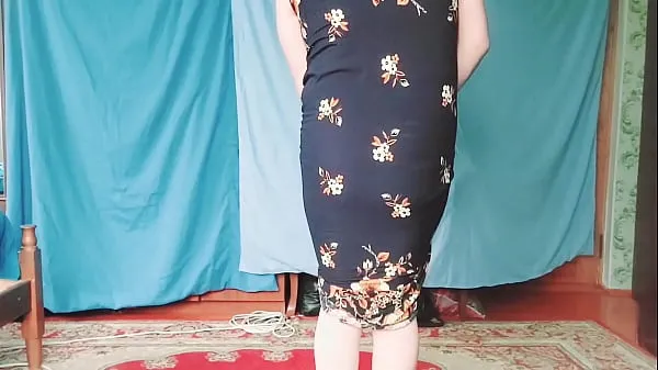 Suuri Hot Big Booty Blonde Gay in Milf Dress Youtuber CrossdresserKitty lämmin putki