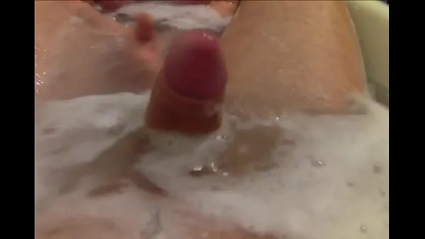 Grande Helping my stepbrother relieve stress in the bathroom! Lots of cum on my handstubo caldo