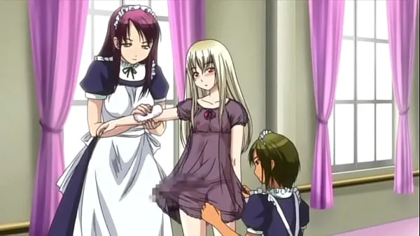 Big Anime orgy between lady and she´s servants warm Tube