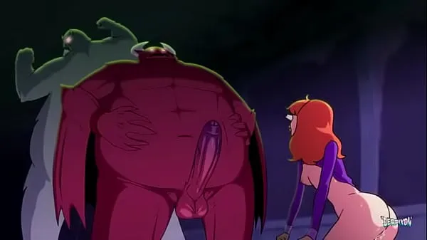 Stort Scooby-Doo Scooby-Doo (series) Daphne Velma and Monster varmt rør