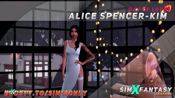 큰 Day of Love - Alice Spencer-Kim - The Sims 4 따뜻한 튜브