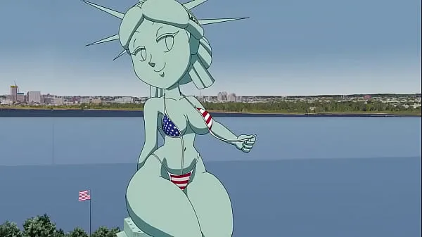 Statue of Liberty (Porn Animation, 18 Tabung hangat yang besar