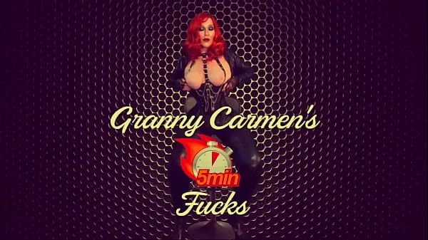 Veľká Granny throwback Xmas lick & stick orgasms teplá trubica
