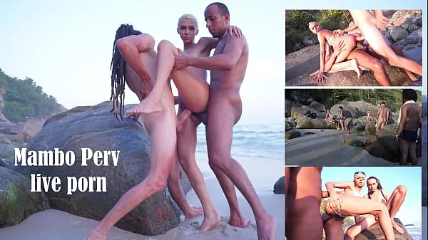 Stort Cute Brazilian Heloa Green fucked in front of more than 60 people at the beach (DAP, DP, Anal, Public sex, Monster cock, BBC, DAP at the beach. unedited, Raw, voyeur) OB237 varmt rør