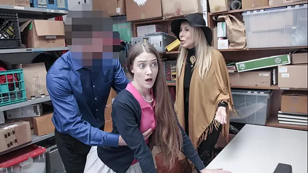 ใหญ่ Teen and Her Granny Fucked by Perv Mall Officer for Stealing from Mall Premises - Fuckthief ท่ออุ่น