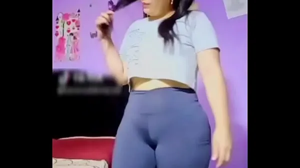 Big Latina big thick juicy hips dancing in tight leggins - Conchona hermosa warm Tube