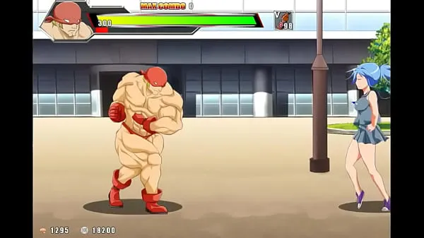Suuri Strong man in hentai sex with a cute lady new gameplay lämmin putki
