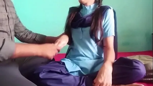 Suuri Indian Tution Teacher fucks student lämmin putki