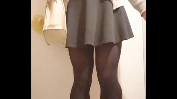 Stort Japanese girl public changing room dildo masturbation varmt rør