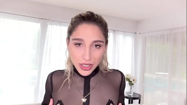 Velká ABELLA DANGER Huge Cock POV Blowjob All The Way Down Deepthroat Facefuck and Cum Swallow teplá trubice