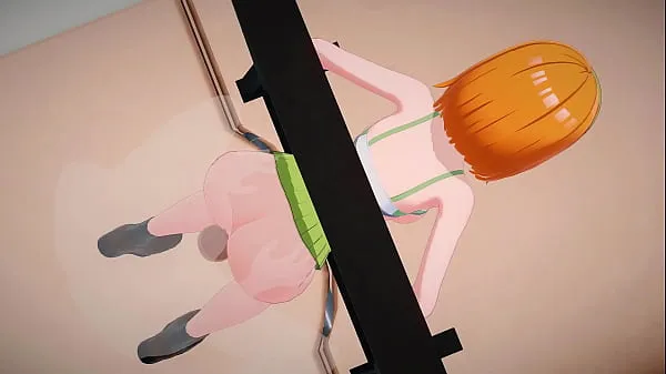 Sex with moaning Yotsuba Nakano - 3D Hentai Tabung hangat yang besar