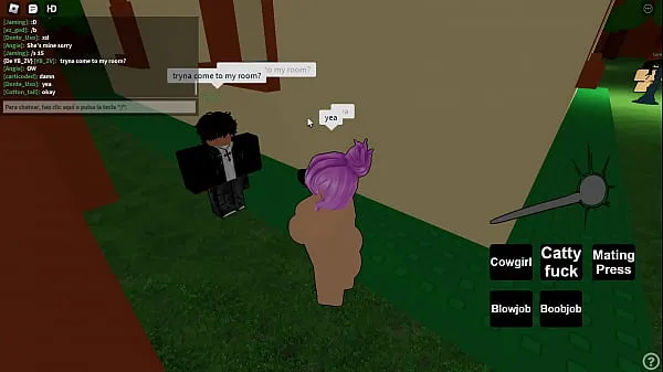 Grote Sex in ROBLOX condo game warme buis