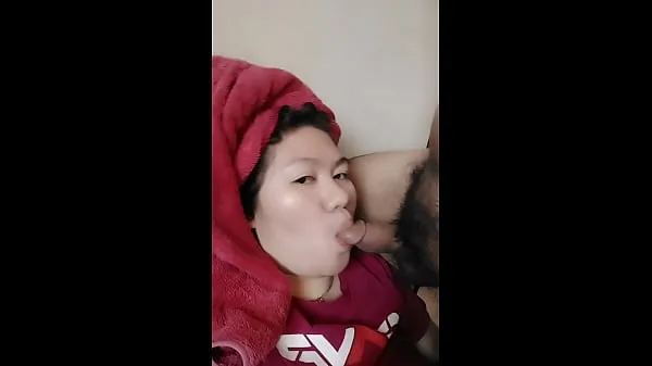 Big Pinay fucked after shower warm Tube