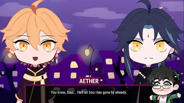 Velká Xiao and Aether in a Vampire AU Genshin FAnfic teplá trubice