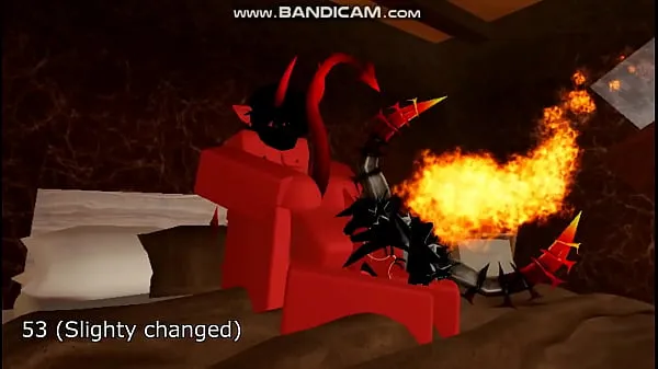 Velika Reupload] Showing of more animations with a rich demon girl (Roblox topla cev