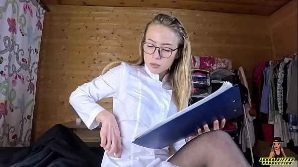 Stort Hot amateur anal with sexy russian nurse - Leksa Biffer varmt rør