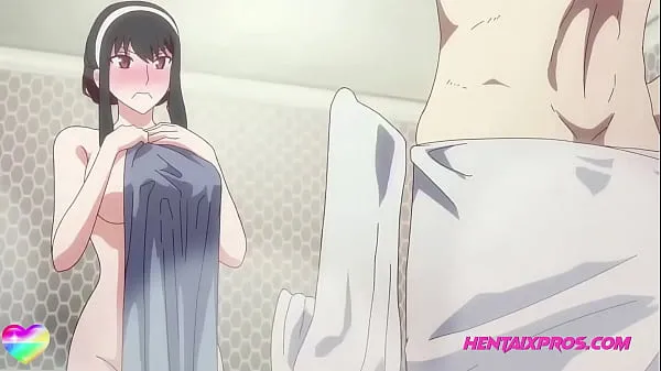 Big Ex Couple Bathroom Reconciliation Sex in the Shower - UNCENSORED ANIME warm Tube