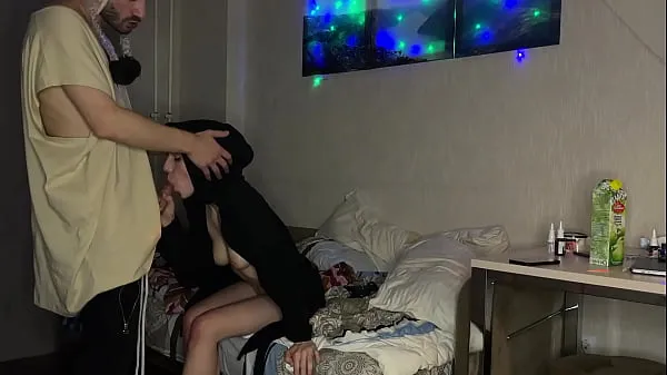 Grote Homemade threesome - a girl seduced a couple of gays and invited them to fuck - 1.143 warme buis