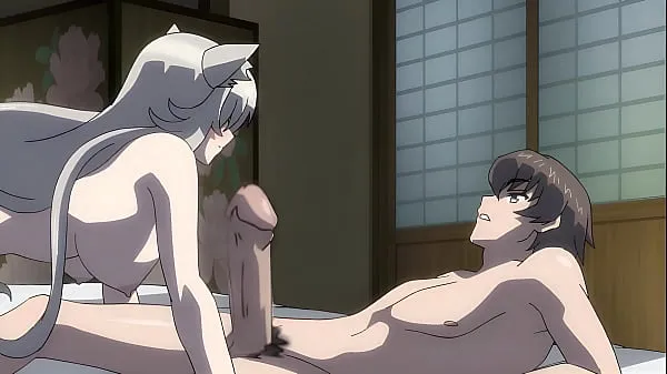 大The kitsune satisfies her master [uncensored hentai English subtitles暖管