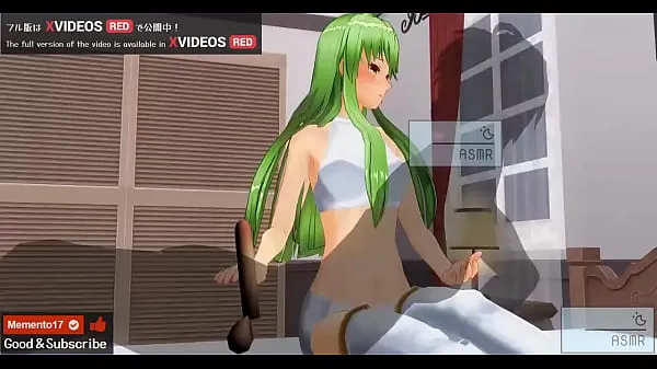 Μεγάλος Uncensored Japanese hentai anime code geass Sadistic C.C. ASMR θερμός σωλήνας