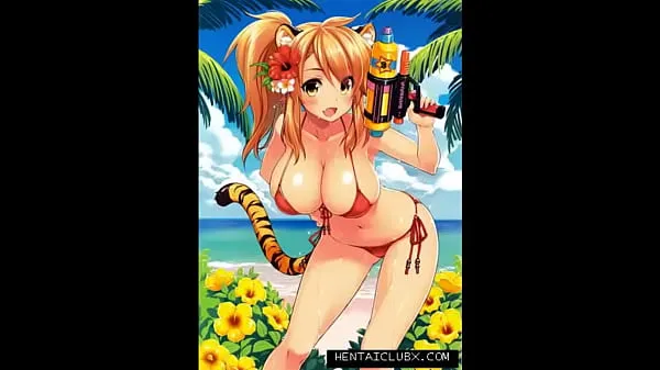 Stort ecchi sexy anime girls slideshow ecchi varmt rör